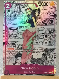 Nico Robin One Piece Full Art Sexy Waifu doujin ACG Art Card - Image 1