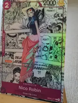 Nico Robin One Piece Full Art Sexy Waifu doujin ACG Art Card - Image 2
