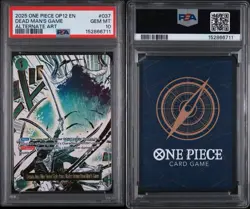 One Piece 2025 Demon Aura Nine Sword Style Asura Blades Alt Art OP12-037 PSA 10 - Image 3