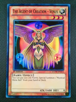 The Agent of Creation - Venus LCYW-EN253 1st Edition Super Rare YuGiOh - Image 1