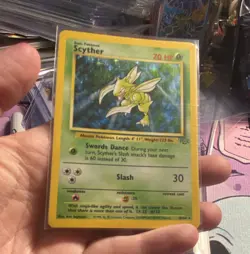 Wizards of the Coast Scyther Jungle 10/64 Holo Rare Unlimited English 70 HP 1999 - Image 1