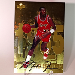 Upper Deck 1998 Michael Jordan Autographed Highlights Insert #1 of 12 Bulls - Image 1