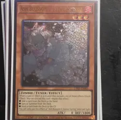 Konami Yu-Gi-Oh! Ash Blossom & Joyous Spring Secret Rare Holo LE UP01-EN003 - Image 1