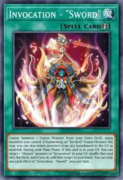 1X NM Invocation - "Sword" - CORI-EN053 - Ultra Rare - 1st Edition - NM - YuGiOh - Image 1