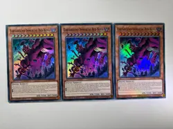3 x Earthbound Immortal Red Nova MZTM-EN044 Super Rare 1st Ed YuGiOh Playset - Image 1