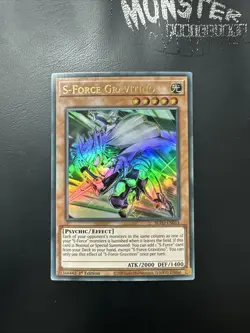 YUGIOH S-FORCE GRAVITINO ULTRA RARE BLVO-EN014 1ST EDITION - Image 1