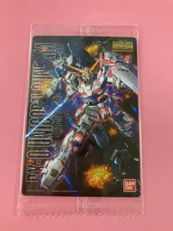 RX-0 UNICORN GUNDAM 027 GUNDAM Wafer Card BANDAI Very Rare NEW - Image 3