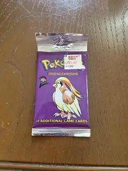 Pokemon Base Set 2 Booster Pack Factory Sealed HEAVY Long Crimp WOTC -- 21.13g - Image 2