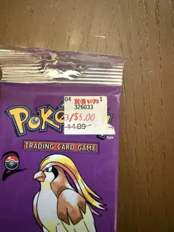 Pokemon Base Set 2 Booster Pack Factory Sealed HEAVY Long Crimp WOTC -- 21.13g - Image 3