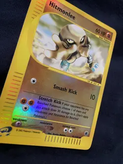 Pokemon Card Hitmonlee Reverse Holo LP Expedition 81/165 - Image 2