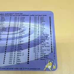 2002 Pokemon Legendary Collection Mewtwo Reverse Holo Box Topper Card #S4 - Image 4