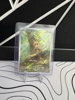 Chespin 087/086 IR Chaos Rising (CRI)(ME4) Illustration Rare Pokemon Card NM - Image 1