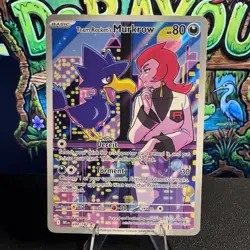 🚀 Team Rocket's Murkrow 200/182 Destined Rivals Illustration Rare 🚀 - Image 1