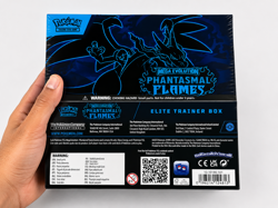 Phantasmal Flames Pokemon TCG Elite Trainer Box ETB Ripped Seal Fast Shipping - Image 4