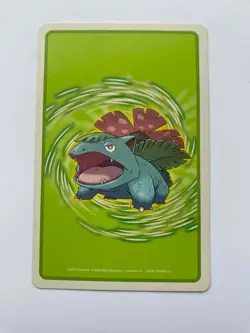 Bulbasaur Ace Of Clubs Pokemon LeafGreen 2004 Leaf Green Poker Playing Cards - Image 2