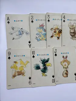 Pokemon Poker Playing Cards Complete Deck Silver Lugia Nintendo 1999 Japan - Image 2