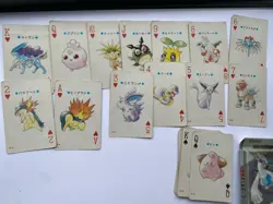 Pokemon Poker Playing Cards Complete Deck Silver Lugia Nintendo 1999 Japan - Image 4