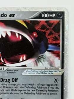 Pokemon TCG Sharpedo ex 104/107 Deoxys Holo Silver Border - Image 3