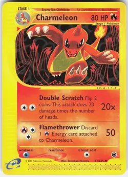 Charmeleon 73/165 Uncommon Expedition Base Set Pokemon Lightly Played - Image 1