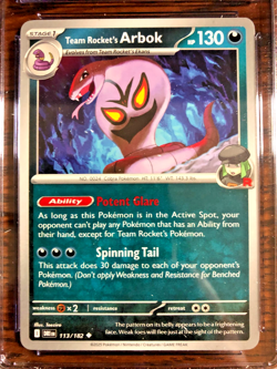 Team Rocket's Arbok Uncommon #113 - CGC GEM MINT 10 - Destined Rivals - Pokemon - Image 2
