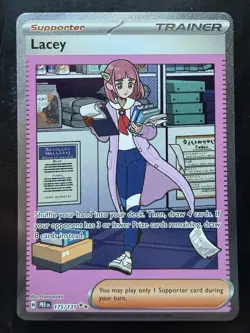 Pokemon Lacey 175/131 Sv: Prismatic Evolutions Special Illus Rare Holo (NM) - Image 1