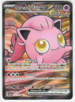 SCREAM TAIL EX 197/167 ULTRA RARE TWILIGHT MASQUERADE POKEMON HOLO NM/M - Image 1