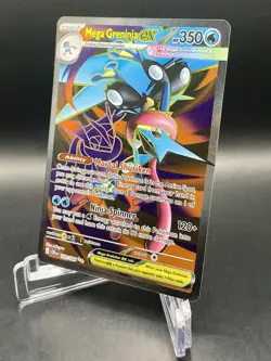 Mega Greninja ex 100/086 Chaos Rising Ultra Rare Full Art Holo Pokemon Card NM/M - Image 2