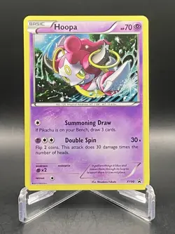 Hoopa XY90 (2015) Black Star Promo Cosmos Holo Rare Card Pokemon TCG LP - Image 1