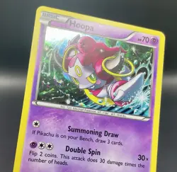 Hoopa XY90 (2015) Black Star Promo Cosmos Holo Rare Card Pokemon TCG LP - Image 3