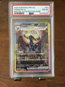 Pokemon Umbreon ex Special Illustration Rare Card #161 NM-MT 8 PSA - Image 1