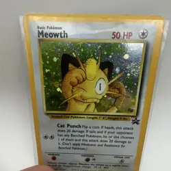 Pokemon Meowth Wotc Promo 10/53 Holo Promo English 50 HP Basic - Image 3
