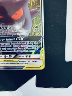 Pokemon Gengar & Mimikyu GX TAG TEAM Ultra Rare Full Art Holo 53/181 English - Image 5