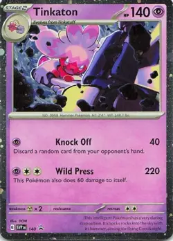Tinkaton 140 Scarlet & Violet Promos Promo NM Pokemon TCG - Image 1