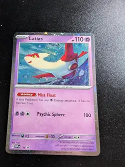 Latias (Cosmo Holo) 139 Holo Promo Scarlet & Violet Promo Pokemon Holo Near Mint - Image 1