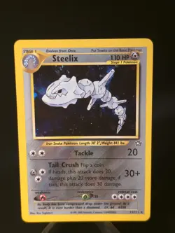 Pokemon TCG Steelix Holo Rare 15/111 Neo Genesis Unlimited English 110 HP - Image 1