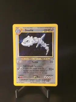Pokemon TCG Steelix Holo Rare 15/111 Neo Genesis Unlimited English 110 HP - Image 2