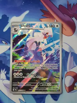 Pokemon Silvally - Pitch Black - 095/084 - Illustration Rare - Mint - Pack Fresh - Image 1