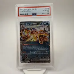 PSA 10 Charizard EX 125/197 Obsidian Flames Holo Pokemon Card - Gem Mint - Image 1
