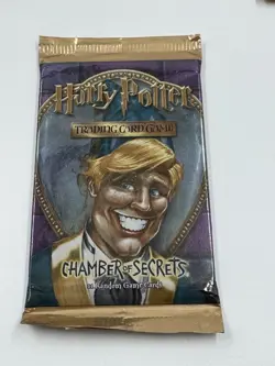 Harry Potter Trading Card Game 2002 Chamber of Secrets Booster Pack Art Set of 3 - Image 4