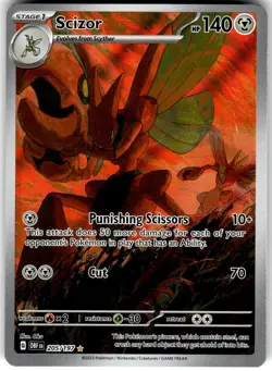 Scizor 205/197 Obsidian Flames Pokemon NM Fast Ship - Image 1