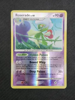 Pokemon Roserade 23/100 Reverse Holo Diamond & Pearl Stormfront - Image 1