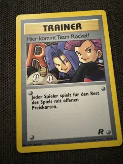 Pokemon “Here Comes Team Rocket” German “Hier kommt Team Rocket!” 71/82 - Image 1