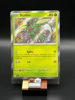 2024 Pokemon SV: Paldean Fates Scyther #095/091 Shiny Rare - Image 1