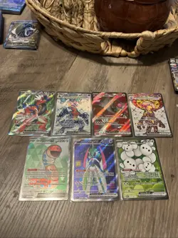 Pokemon TCG Lot of 7 Full Art Ex Cards Near Mint Condition - Image 1