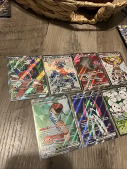 Pokemon TCG Lot of 7 Full Art Ex Cards Near Mint Condition - Image 2
