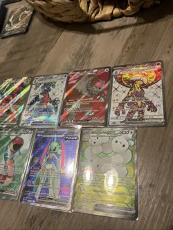 Pokemon TCG Lot of 7 Full Art Ex Cards Near Mint Condition - Image 3