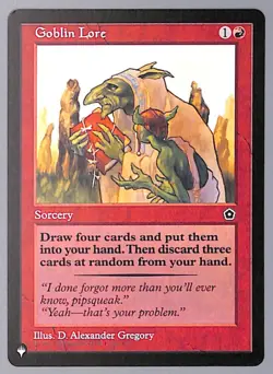 Goblin Lore - Portal Second Age (P02) The List Reprints (LIST) MTG - Image 1
