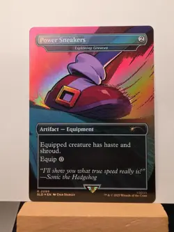 Air Shoes Swiftfoot Boots 2096 Sonic Secret Lair Drop SLD MTG Magic Rainbow Foil - Image 1