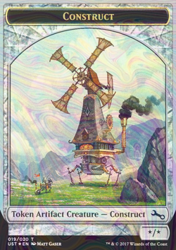 Foil Construct Token - Unstable Tokens - 19 | MTG Card - Image 3
