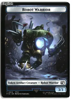 MTG Emblem - Sephiroth, One-Winged Angel // Robot Warrior Double-Sided Token ... - Image 3